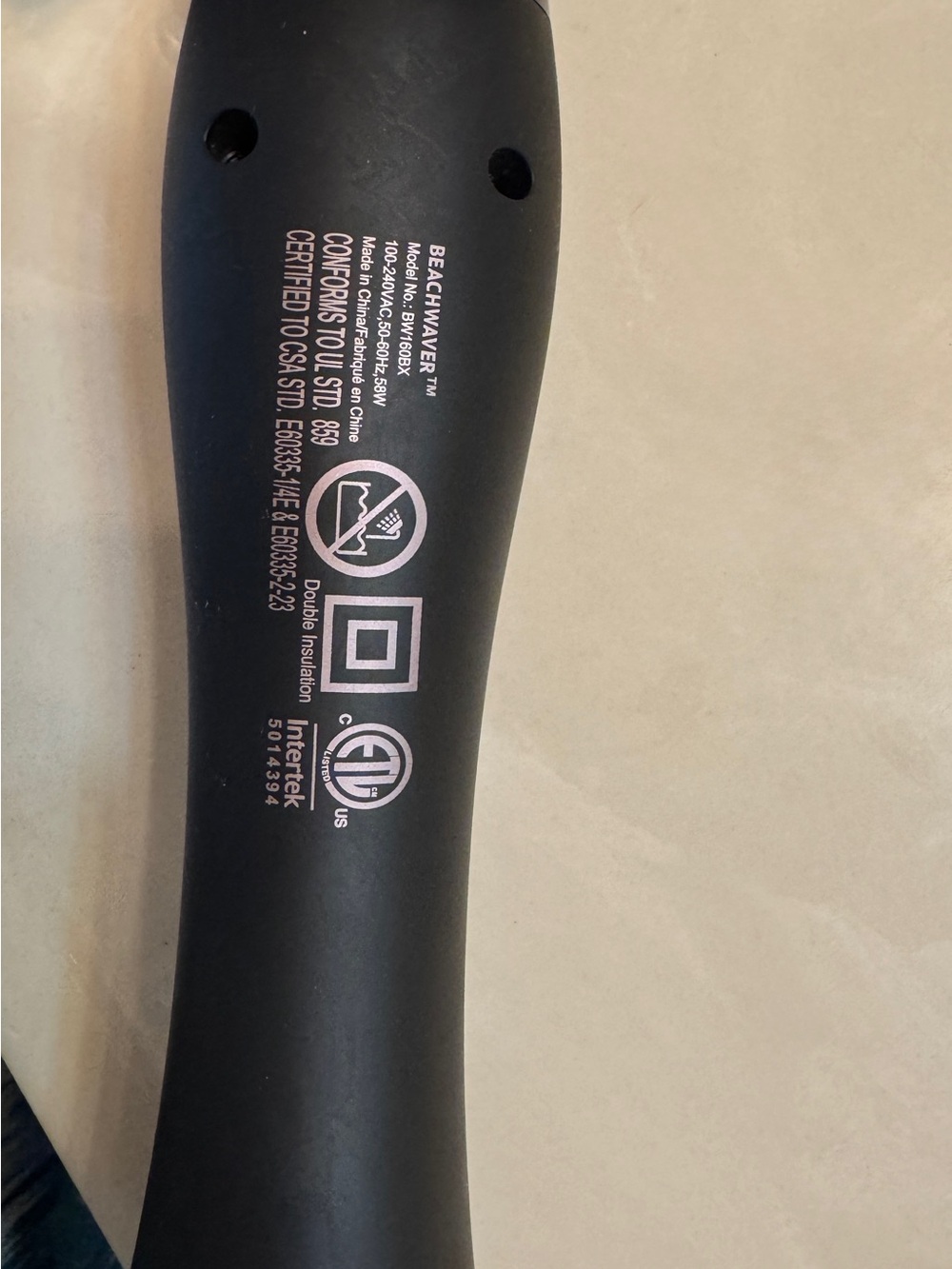The Beachwaver Co. Rose Gold and Black Beachwaver B1 Curling Iron - Picture 2 of 3